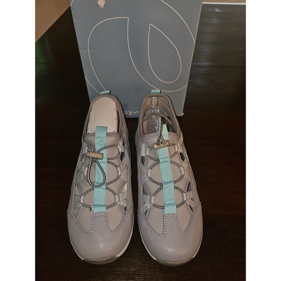 Easy Spirit Womens Size 8 M Forest 3 Medium Grey Sandals Shoes - Picture 1 of 9